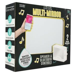 Love+Ellie Multi-Mirror with Speaker - White